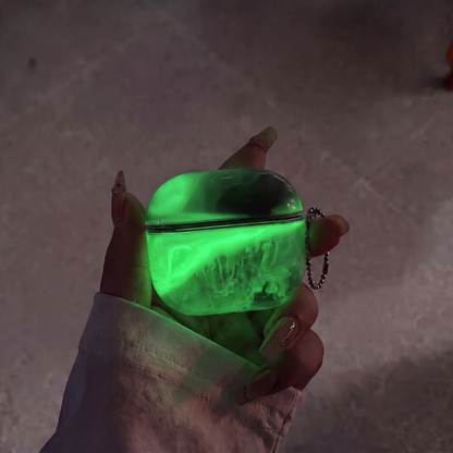 Funda de Airpods Luminiscente con Arena Movediza.