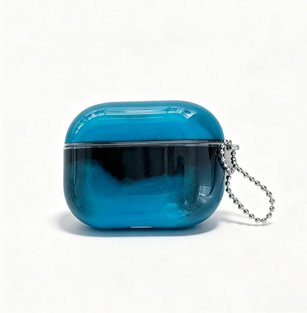 Funda de Airpods Luminiscente con Arena Movediza.
