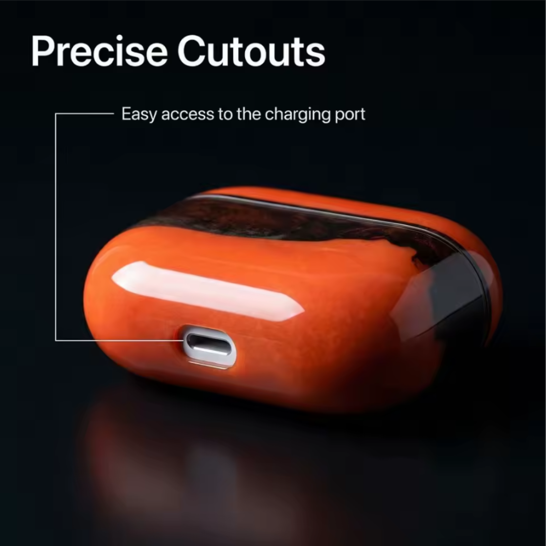 Funda de Airpods Luminiscente con Arena Movediza.
